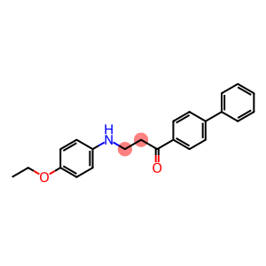 1-[1,1'-BIPHENYL]-4-YL-3-(4-ETHOXYANILINO)-1-PROPANONE