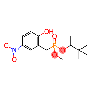 Phosphonic acid, P-[(2-hydroxy-5-nitrophenyl)methyl]-, methyl 1,2,2-trimethylpropyl ester