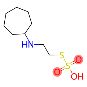 Thiosulfuric acid hydrogen S-[2-(cycloheptylamino)ethyl] ester