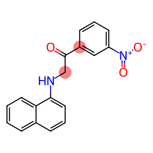 2-(萘-1-基氨基)-1-(3-硝基苯基)乙酮