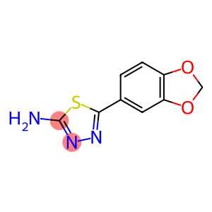 5-(2H-1,3-benzodioxol-5-yl)-1,3,4-thiadiazol-2-amine