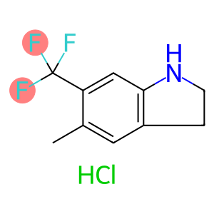 6-(trifluoromethyl)-5-methylindoline hydrochloride