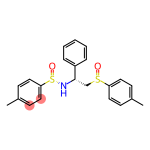 Benzenesulfinamide, 4-methyl-N-[(1R)-2-[(R)-(4-methylphenyl)sulfinyl]-1-phenylethyl]-, [S(S)]-