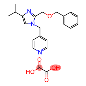 4-({2-[(BENZYLOXY)METHYL]-4-ISOPROPYLIMIDAZOL-1-YL}METHYL)PYRIDINE OXALATE (1:2)