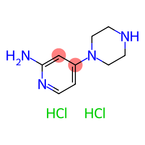 2-Pyridinamine, 4-(1-piperazinyl)-, hydrochloride (1:2)
