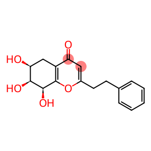 4H-1-Benzopyran-4-one, 5,6,7,8-tetrahydro-6,7,8-trihydroxy-2-(2-phenylethyl)-, (6S,7S,8S)-