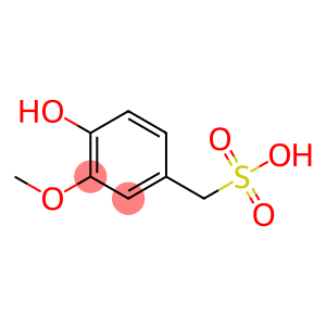 Benzenemethanesulfonic acid, 4-hydroxy-3-methoxy-