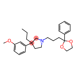 Pyrrolidine, 3-(3-methoxyphenyl)-1-[3-(2-phenyl-1,3-dioxolan-2-yl)propyl]-3-propyl-