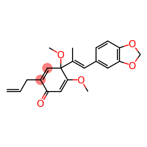 4-[(E)-1-(1,3-benzodioxol-5-yl)prop-1-en-2-yl]-4,5-dimethoxy-2-prop-2-enylcyclohexa-2,5-dien-1-one
