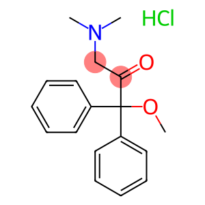 2-Propanone,3-(dimethylamino)-1-methoxy-1,1-diphenyl-, hydrochloride (8CI,9CI)