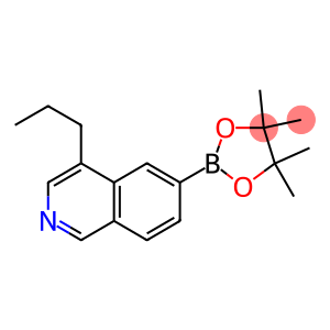 4-propyl-6-(4,4,5,5-tetramethyl-1,3,2-dioxaborolan-2-yl)isoquinoline