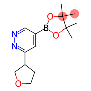 3-(tetrahydrofuran-3-yl)-5-(4,4,5,5-tetramethyl-1,3,2-dioxaborolan-2-yl)pyridazine