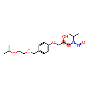 2-Propanol, 1-[4-[[2-(1-methylethoxy)ethoxy]methyl]phenoxy]-3-[(1-methylethyl)nitrosoamino]-