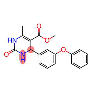 methyl 6-methyl-2-oxo-4-(3-phenoxyphenyl)-1,2,3,4-tetrahydro-5-pyrimidinecarboxylate