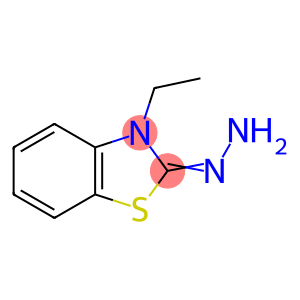 2(3H)-Benzothiazolone, 3-ethyl-, hydrazone