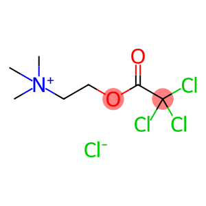 Ethanaminium, N,N,N-trimethyl-2-[(2,2,2-trichloroacetyl)oxy]-, chloride (1:1)