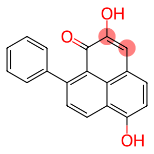 1H-Phenalen-1-one, 2,6-dihydroxy-9-phenyl-