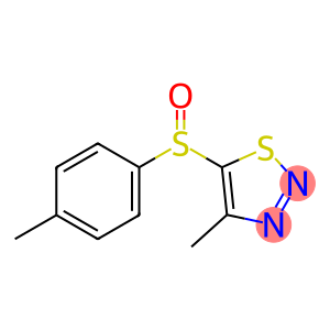 4-METHYLPHENYL 4-METHYL-1,2,3-THIADIAZOL-5-YL SULFOXIDE