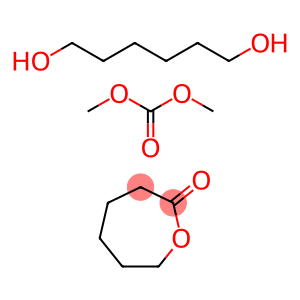 Dimethyl carbonate polymer with 1,6-hexanediol and 2-oxepanone