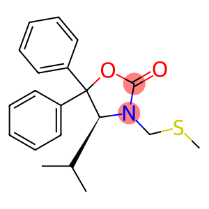 2-Oxazolidinone, 4-(1-methylethyl)-3-[(methylthio)methyl]-5,5-diphenyl-, (4S)-