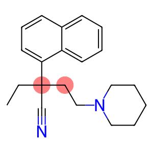 α-Ethyl-α-(2-piperidinoethyl)-1-naphthaleneacetonitrile