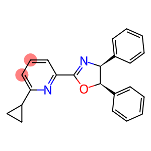 (4S,5R)-2-(6-环丙基吡啶-2-基)-4,5-二苯基-4,5-二氢恶唑