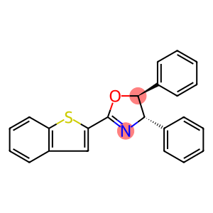 Oxazole, 2-benzo[b]thien-2-yl-4,5-dihydro-4,5-diphenyl-, (4S,5S)-