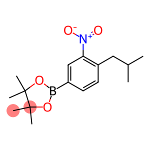 2-(4-Isobutyl-3-nitrophenyl)-4,4,5,5-tetramethyl-1,3,2-dioxaborolane