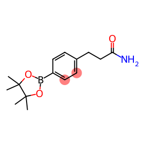 3-(4-(4,4,5,5-四甲基-1,3,2-二氧硼杂环戊烷-2-基)苯基)丙酰胺