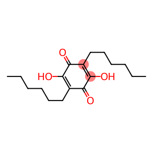 2,5-Cyclohexadiene-1,4-dione,2,5-dihexyl-3,6-dihydroxy-