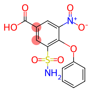 BUMETANIDE RELATED COMPOUND B (25 MG) (3-NITRO-4-PHENOXY-5-SULFAMOYLBENZOIC ACID)