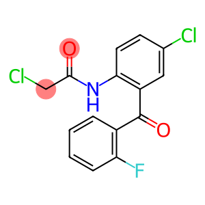 2-氯-N-[4-氯-2-(2-氟苯甲酰)苯基]乙酰胺