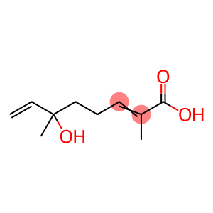 (2E)-6-HYDROXY-2,6-DIMETHYLOCTA-2,7-DIENOIC ACID