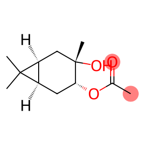 (1alpha,3beta,4alpha,6alpha)-3-hydroxy-3,7,7-trimethylbicyclo[4.1.0]hept-4-yl acetate