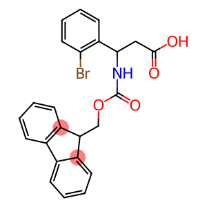 3-((((9H-fluoren-9-yl)methoxy)carbonyl)amino)-3-(2-bromophenyl)propanoic acid