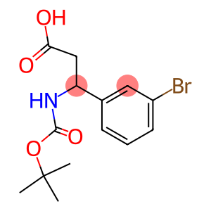 N-叔丁氧羰基-3-氨基-3-(3'-溴苯基)丙酸