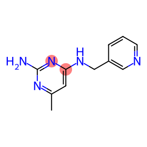 2,4-Pyrimidinediamine, 6-methyl-N4-(3-pyridinylmethyl)-