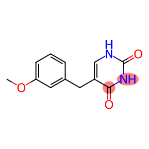 2,4(1H,3H)-Pyrimidinedione,5-[(3-methoxyphenyl)methyl]-