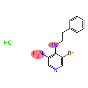 3,4-Pyridinediamine,5-bromo-N4-(2-phenylethyl)-, hydrochloride (1:1)