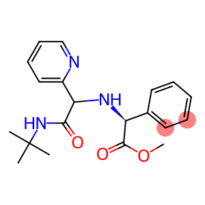 Benzeneacetic acid, alpha-[[2-[(1,1-dimethylethyl)amino]-2-oxo-1-(2-pyridinyl)ethyl]amino]-, methyl ester, (alphaS)- (9CI)