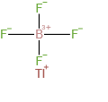boron(+3) cation, thallium(+1) cation, tetrafluoride