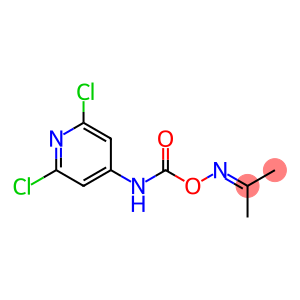 2,6-DICHLORO-4-[(([(1-METHYLETHYLIDENE)AMINO]OXY)CARBONYL)AMINO]PYRIDINE