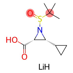 (2R,3R)-1-(tert-Butylsulfinyl)-3-cyclopropylaziridine-2-carboxylic acid, lithium salt