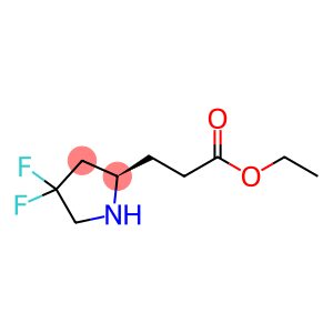 (R)-3-(4,4-二氟吡咯烷-2-基)丙酸乙酯