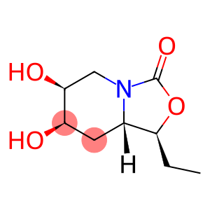 3H-Oxazolo[3,4-a]pyridin-3-one,1-ethylhexahydro-6,7-dihydroxy-,(1S,6S,7R,8aS)-(9CI)