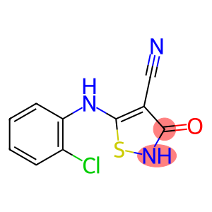 5-(2-CHLOROANILINO)-3-HYDROXYISOTHIAZOLE-4-CARBONITRILE