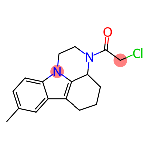 2-CHLORO-1-(8-METHYL-1,2,3A,4,5,6-HEXAHYDRO-PYRAZINO[3,2,1-JK]CARBAZOL-3-YL)-ETHANONE