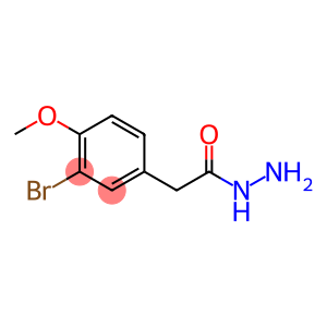 Benzeneacetic acid, 3-bromo-4-methoxy-, hydrazide