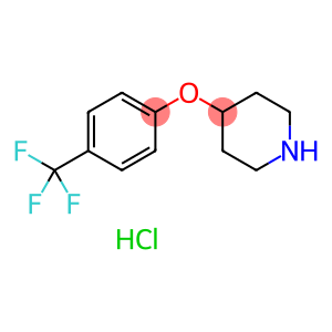 4-[4-(trifluoromethyl)phenoxy]piperidine hydrochloride (1:1)