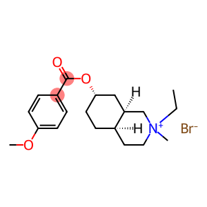 [(4aR,7S,8aR)-2-ethyl-2-methyl-3,4,4a,5,6,7,8,8a-octahydro-1H-isoquino lin-7-yl] 4-methoxybenzoate bromide